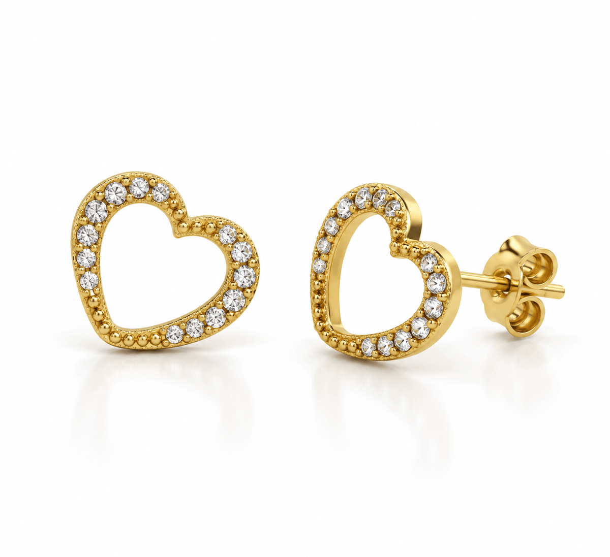Boucles d'oreilles coeur