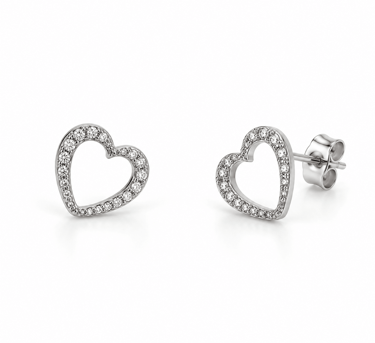 Boucles d’oreilles coeur