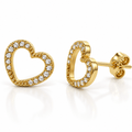 Boucles d'oreilles coeur