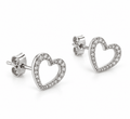 Boucles d’oreilles coeur