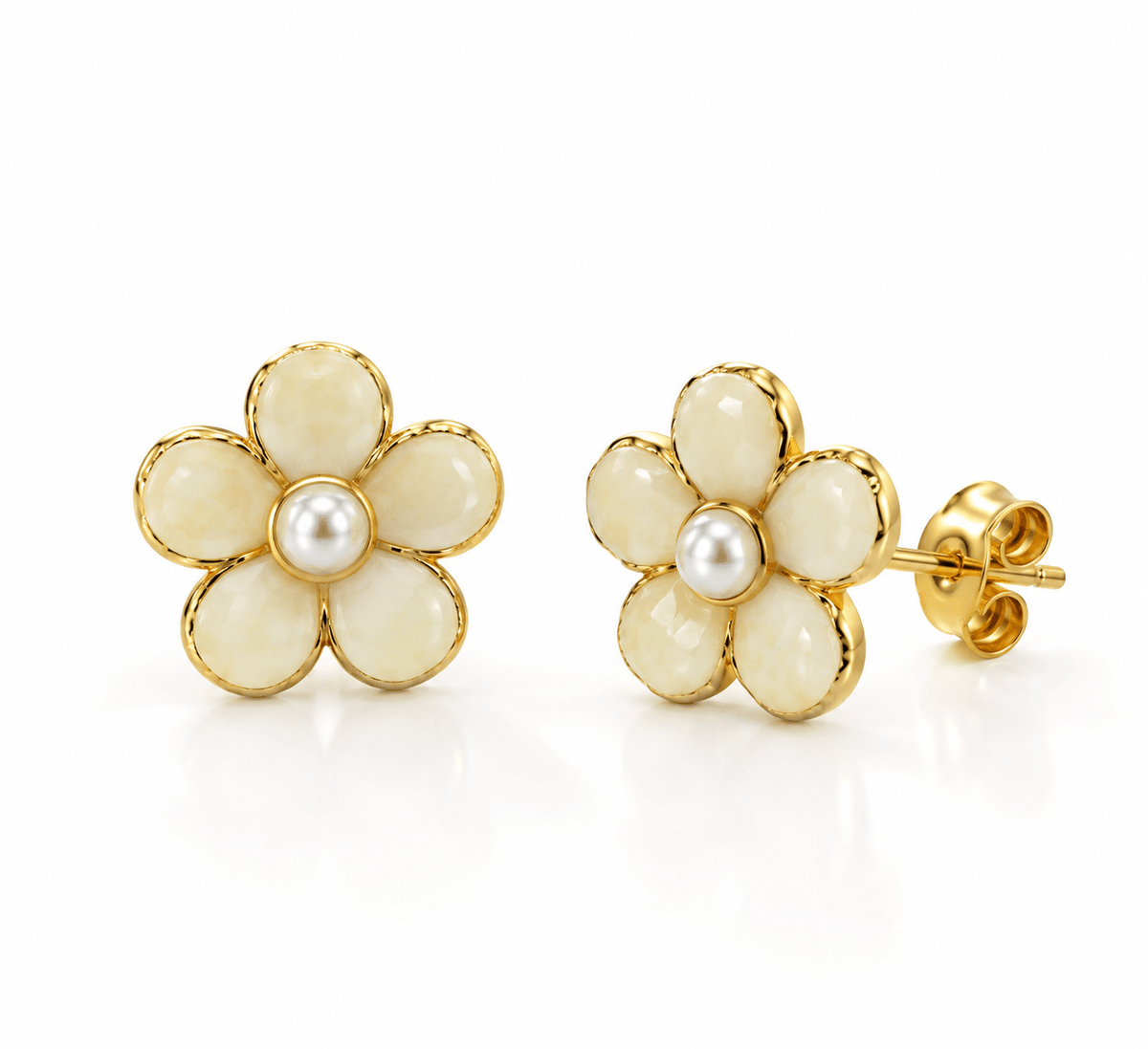 Boucles d’oreilles flora